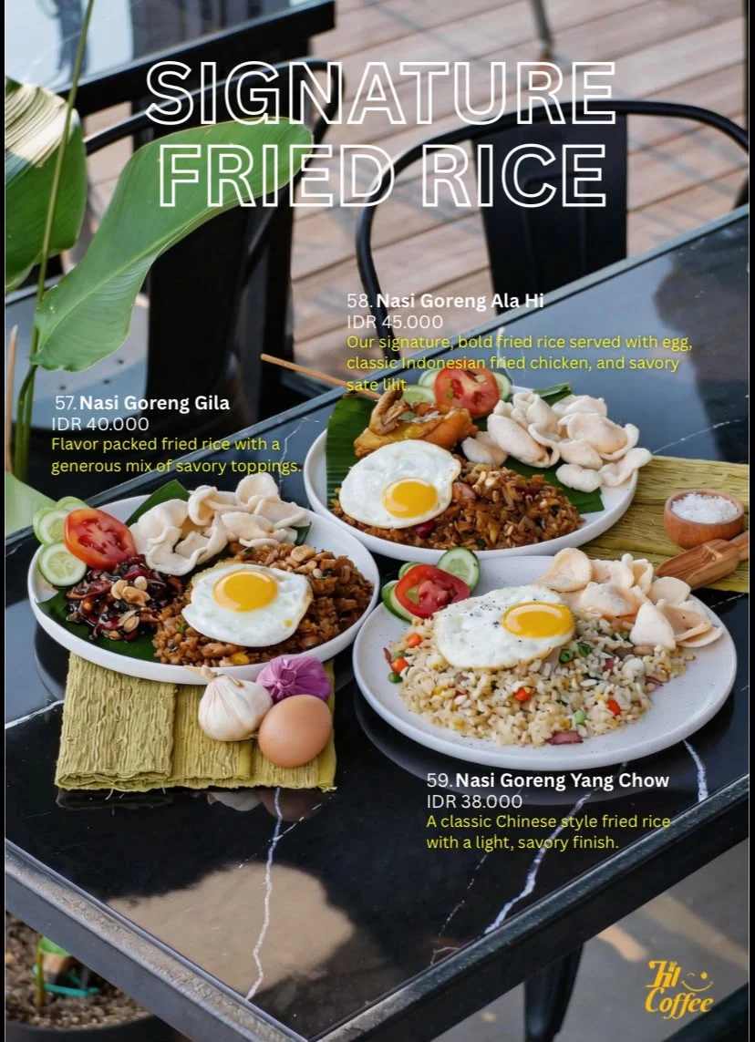 SIGNATURE FRIED RICE - Nasi Goreng Gila