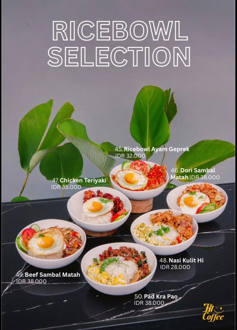 Rice Bowl Selection - Nasi Kulit Hi